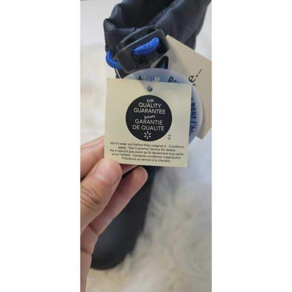 George NEW Kids Black Waterproof Insulated Cold Weather Winter Snow Boots Sz 2 - Picture 5 of 14